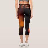Feuerwelle Capri Leggings (Rückseite)
