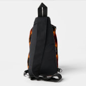 Feuerwelle Crossbody Bag (Rückseite)