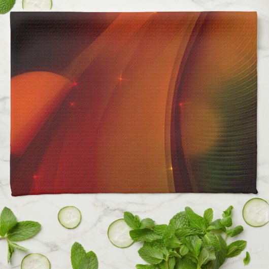 Feuerwelle Küchentuch (Gefaltet)