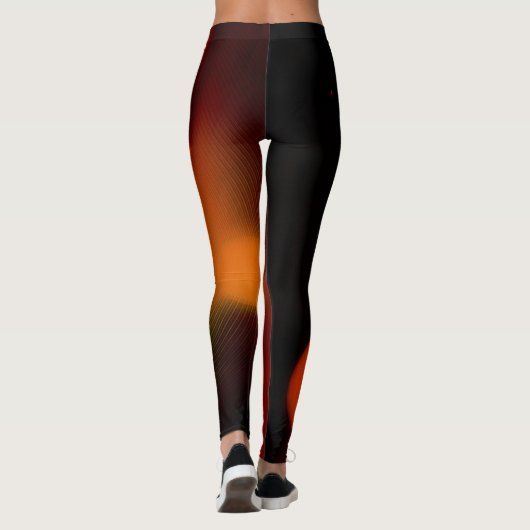 Feuerwelle Leggings (Rückseite)
