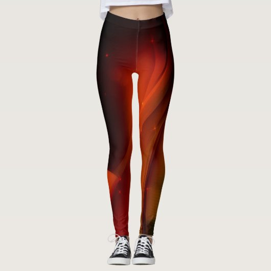 Feuerwelle Leggings (Vorderseite)
