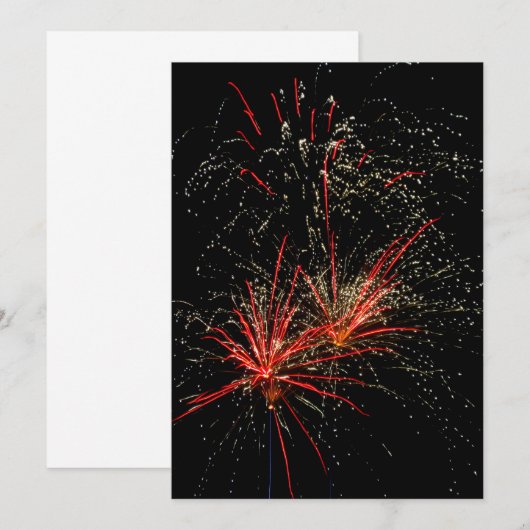 Feuerwerk 03 einladung (Vorne/Hinten)