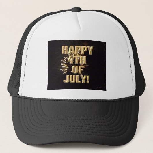 Feuerwerk 10 4. Juli LKW-Hut Truckerkappe (Vorderseite)