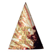 Feuerwerk 11 4. Juli Party Hut Partyhütchen (Vorderseite)
