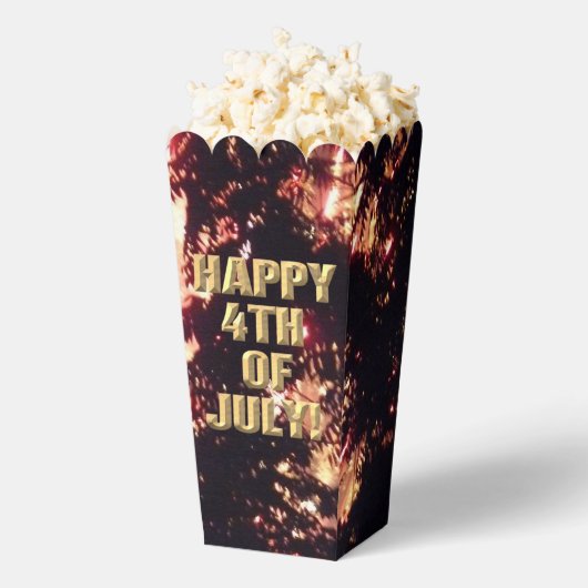 Feuerwerk 11 4. Juli Popcorn Boxen Geschenkschachtel (Geplatzt)