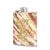 Feuerwerk 11 4. Juli umhüllter Kolben Flachmann (Links)