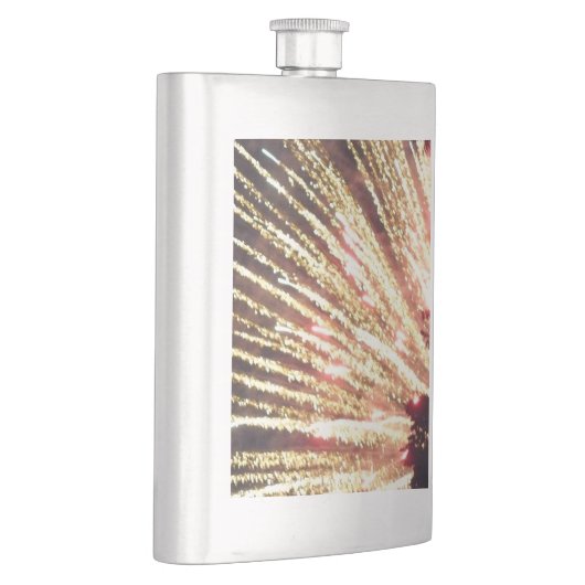 Feuerwerk 11 Messkolben aus rostfreiem Stahl Flachmann (Rechts)