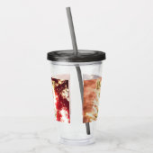 Feuerwerk 12 4. Juli Acryl-Wäscher Acryltrinkbecher (Links)