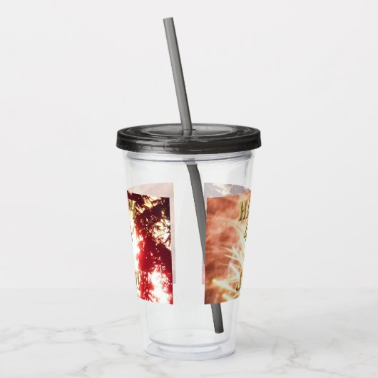 Feuerwerk 12 4. Juli Acryl-Wäscher Acryltrinkbecher (Links)