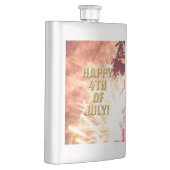 Feuerwerk 12 4. Juli Edelstahlkolben Flachmann (Rechts)