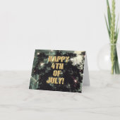 Feuerwerk 13 4. Juli Karte (Vorderseite)