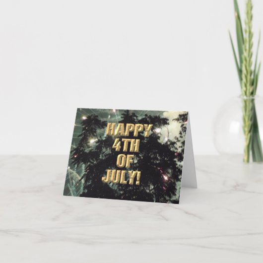 Feuerwerk 13 4. Juli Karte (Vorderseite)