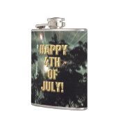 Feuerwerk 13 4. Juli umhüllter Kolben Flachmann (Links)