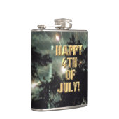 Feuerwerk 13 4. Juli umhüllter Kolben Flachmann (Rechts)