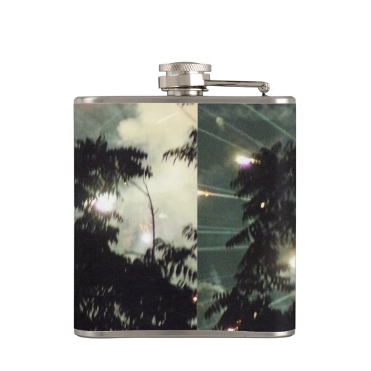 Feuerwerk 13 4. Juli umhüllter Kolben Flachmann (Rückseite)