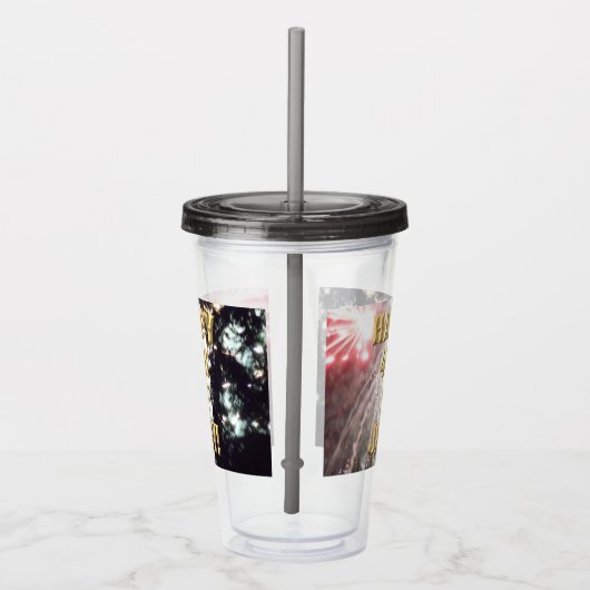 Feuerwerk 14 4. Juli Acryl-Wäscher Acryltrinkbecher (Rechts)