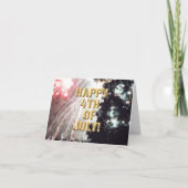 Feuerwerk 14. Juli Karte (Vorderseite)