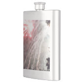 Feuerwerk 14 Messkolben aus rostfreiem Stahl Flachmann (Links)