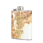 Feuerwerk 15 4. Juli umhüllter Kolben Flachmann (Links)