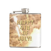 Feuerwerk 15 4. Juli umhüllter Kolben Flachmann (Vorderseite)