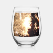 Feuerwerk 15 4. Juli Weinglas Weinglas Ohne Stiel (Rückseite)