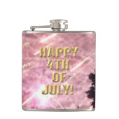 Feuerwerk 17 4. Juli umhüllter Kolben Flachmann (Vorderseite)