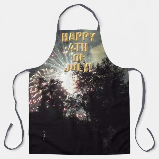 Feuerwerk 18 4. Juli Koch Schürze (Vorderseite)