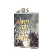 Feuerwerk 18 4. Juli umhüllter Kolben Flachmann (Links)