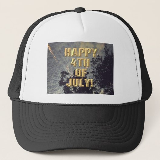 Feuerwerk 19 4. Juli LKW-Hut Truckerkappe (Vorderseite)