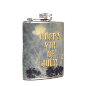 Feuerwerk 19 4. Juli umhüllte Flasche Flachmann (Rechts)