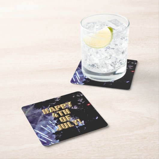 Feuerwerk 1 4. Juli Untersetzer (Vor Ort)