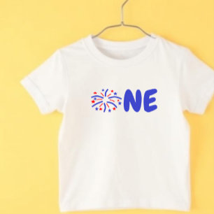 Feuerwerk 1. Geburtstag Baby T-shirt