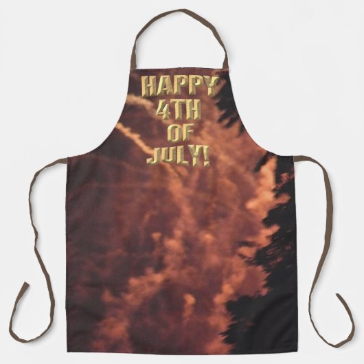 Feuerwerk 20 4. Juli Koch Schürze (Vorderseite)