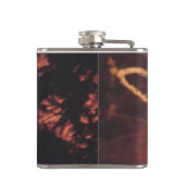 Feuerwerk 20 4. Juli umhüllte Flasche Flachmann (Rückseite)