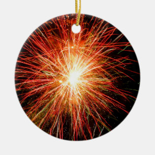 Feuerwerk 22 keramik ornament