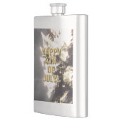 Feuerwerk 2 4. Juli Edelstahlkolben Flachmann (Links)