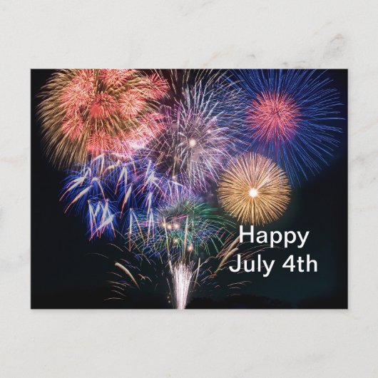 Feuerwerk 2. Juli 4. Postkarte (Vorderseite)