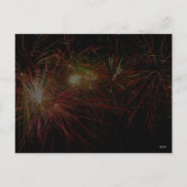 Feuerwerk 33 feiertagspostkarte (Rückseite)