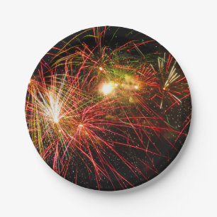 Feuerwerk 33 pappteller