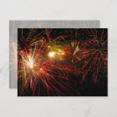 Feuerwerk 33 postkarte (Vorne/Hinten)