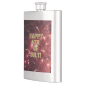 Feuerwerk 3 4. Juli Edelstahlkolben Flachmann (Links)