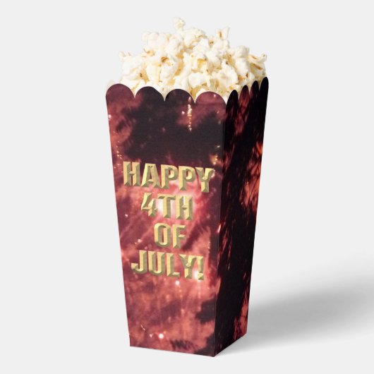 Feuerwerk 3 4. Juli Popcorn Boxen Geschenkschachtel (Geplatzt)