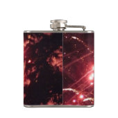 Feuerwerk 3 4. Juli umhüllter Kolben Flachmann (Rückseite)