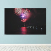 Feuerwerk 3 - Lass Freiheitsring! Leinwanddruck (Insitu (Holzboden))