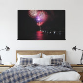 Feuerwerk 3 - Lass Freiheitsring! Leinwanddruck (Insitu (Schlafzimmer))