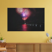 Feuerwerk 3 - Lass Freiheitsring! Leinwanddruck (Insitu (Wohnzimmer))