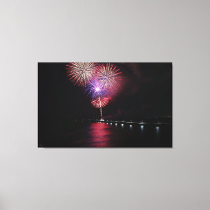 Feuerwerk 3 - Lass Freiheitsring! Leinwanddruck