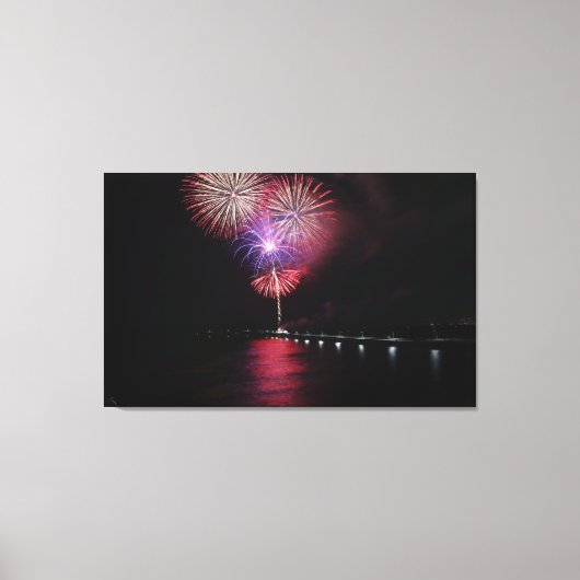 Feuerwerk 3 - Lass Freiheitsring! Leinwanddruck (Vorderseite)