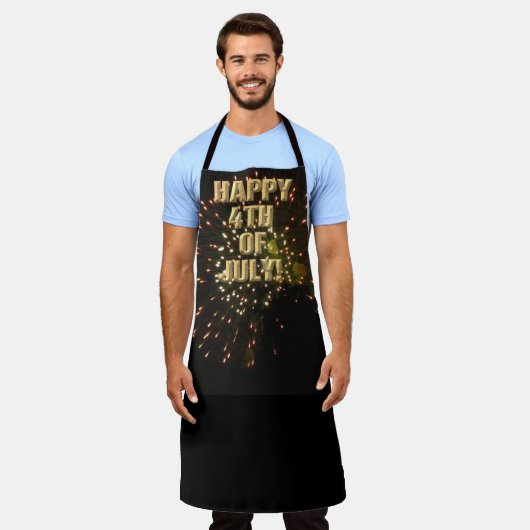 Feuerwerk 4 4. Juli Koch Schürze (Getragen)