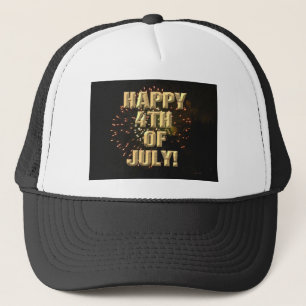 Feuerwerk 4 4. Juli LKW-Hut Truckerkappe